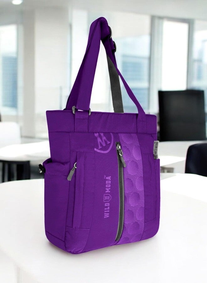 WILD MODA Women's Multipurpose Large Shoulder Bag (Purple) - Image 2